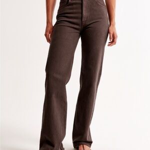 Abercrombie & Fitch Brown Flare Jeans